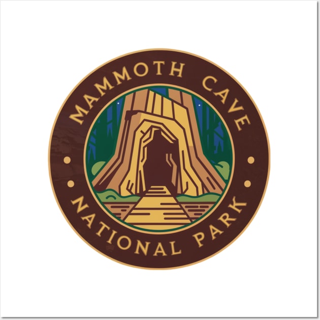 Mammoth Cave National Park Round Emblem Wall Art by Perspektiva